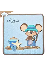 ELIZABETH CRAFT DESIGNS ELIZABETH CRAFT DESIGNS CUTE & WHIMSICAL GOOD TIMES BY JOSET VAN DE BURGT BEACH ACCESSORIES DIE SET