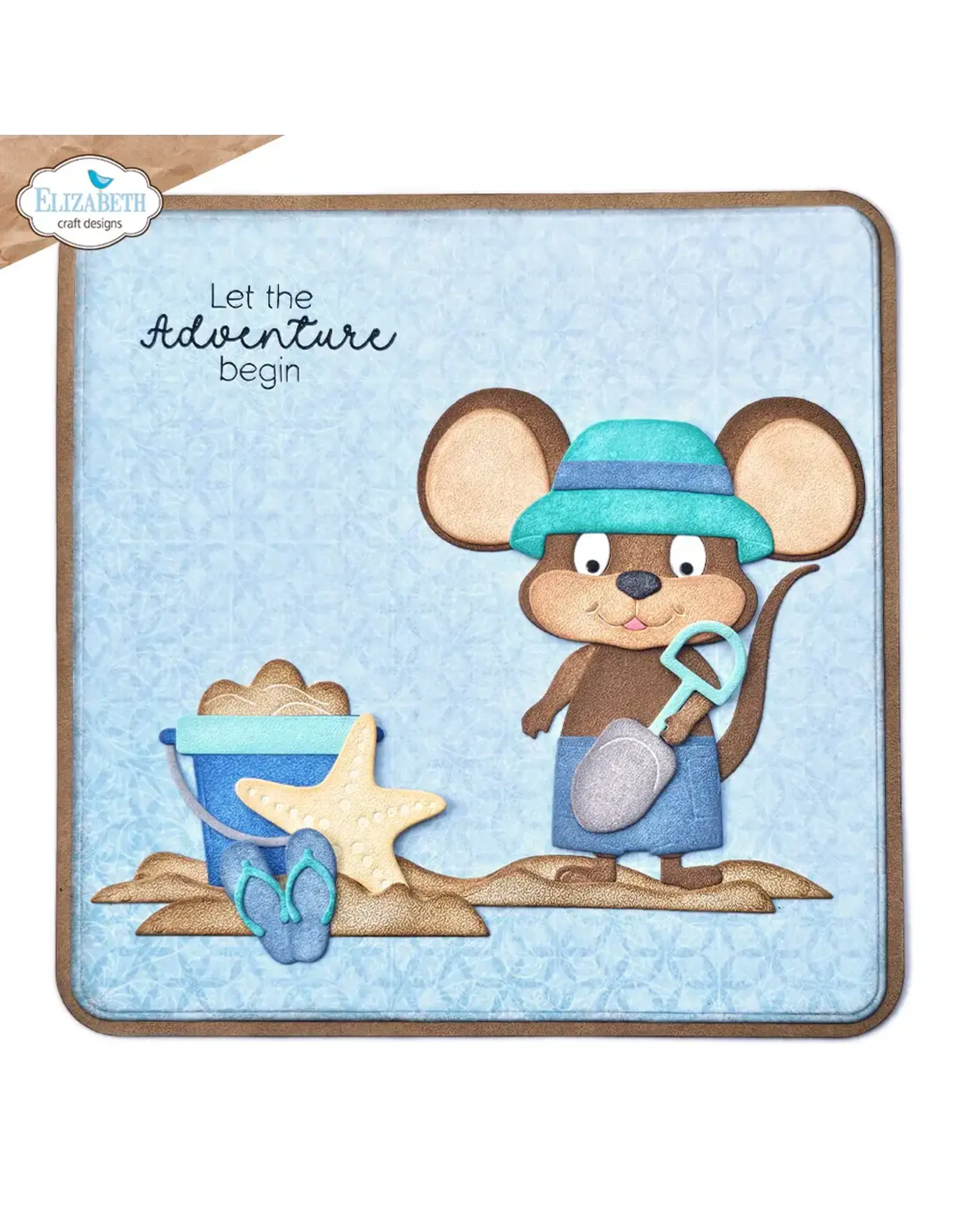 ELIZABETH CRAFT DESIGNS ELIZABETH CRAFT DESIGNS CUTE & WHIMSICAL GOOD TIMES BY JOSET VAN DE BURGT BEACH ACCESSORIES DIE SET