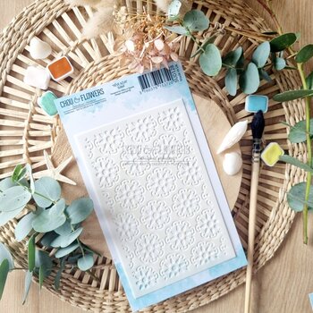 CHOU & FLOWERS CHOU & FLOWERS COLLECTION RÊVE AZUR LES POCHOIRS A6 SOLEIL