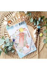 CHOU & FLOWERS CHOU & FLOWERS COLLECTION RÊVE AZUR ETIQUETTES SUD DIE-CUTS