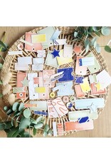CHOU & FLOWERS CHOU & FLOWERS COLLECTION RÊVE AZUR ETIQUETTES SUD DIE-CUTS