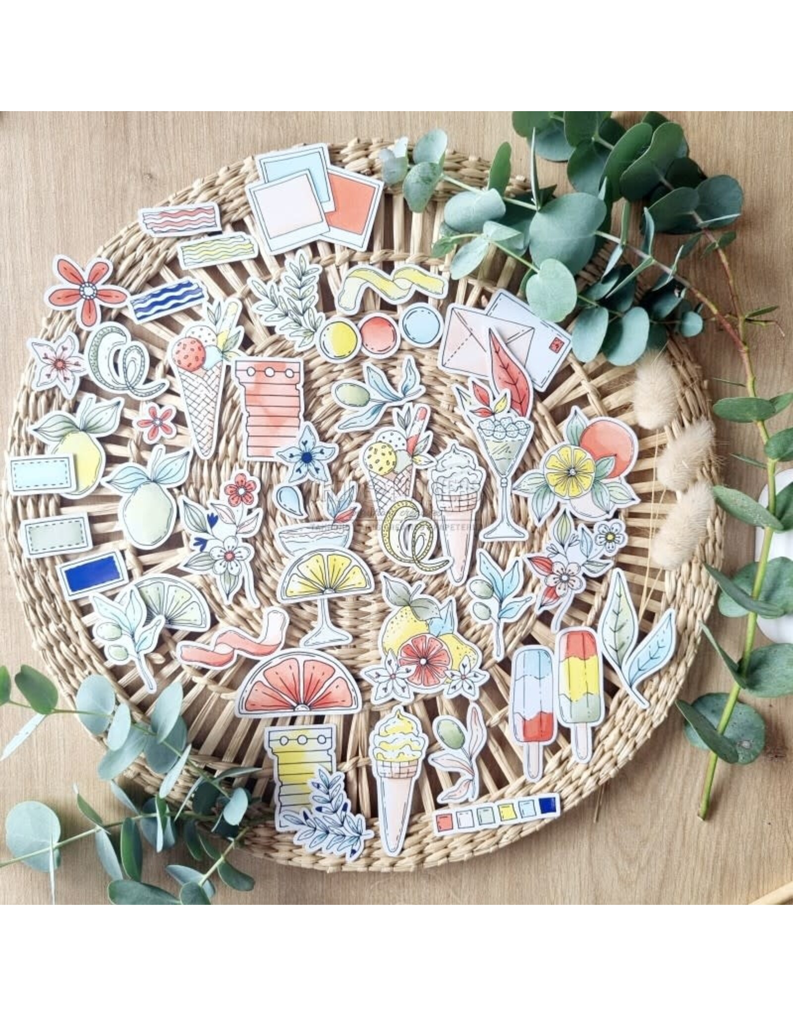 CHOU & FLOWERS CHOU & FLOWERS COLLECTION RÊVE AZUR C'EST L'ETE SUD DIE-CUTS