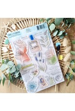 CHOU & FLOWERS CHOU & FLOWERS COLLECTION RÊVE AZUR PARFUM DU SUD A5 CLEAR STAMP SET
