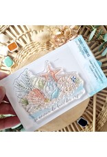 CHOU & FLOWERS CHOU & FLOWERS COLLECTION RÊVE AZUR LES COQUILLAGES A7 CLEAR STAMP