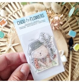 CHOU & FLOWERS CHOU & FLOWERS COLLECTION RÊVE AZUR DOUDOU PROVENCE A8 CLEAR STAMP