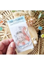 CHOU & FLOWERS CHOU & FLOWERS COLLECTION RÊVE AZUR DOUDOU PISCINE A8 CLEAR STAMP
