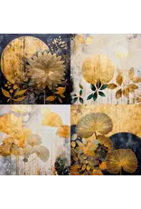 SIMPLY STATED SIMPLY STATED GOLDEN BOTANICALS 9 12x12 GLOSSY CARDSTOCK