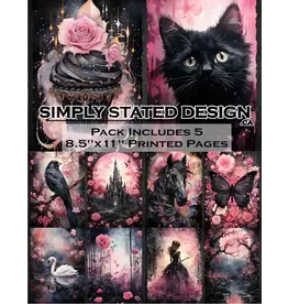 SIMPLY STATED SIMPLY STATED HOT PINK 8.5x11 PAPER PACK