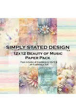 SIMPLY STATED SIMPLY STATED BEAUTY OF MUSIC 12x12 PAPER PACK