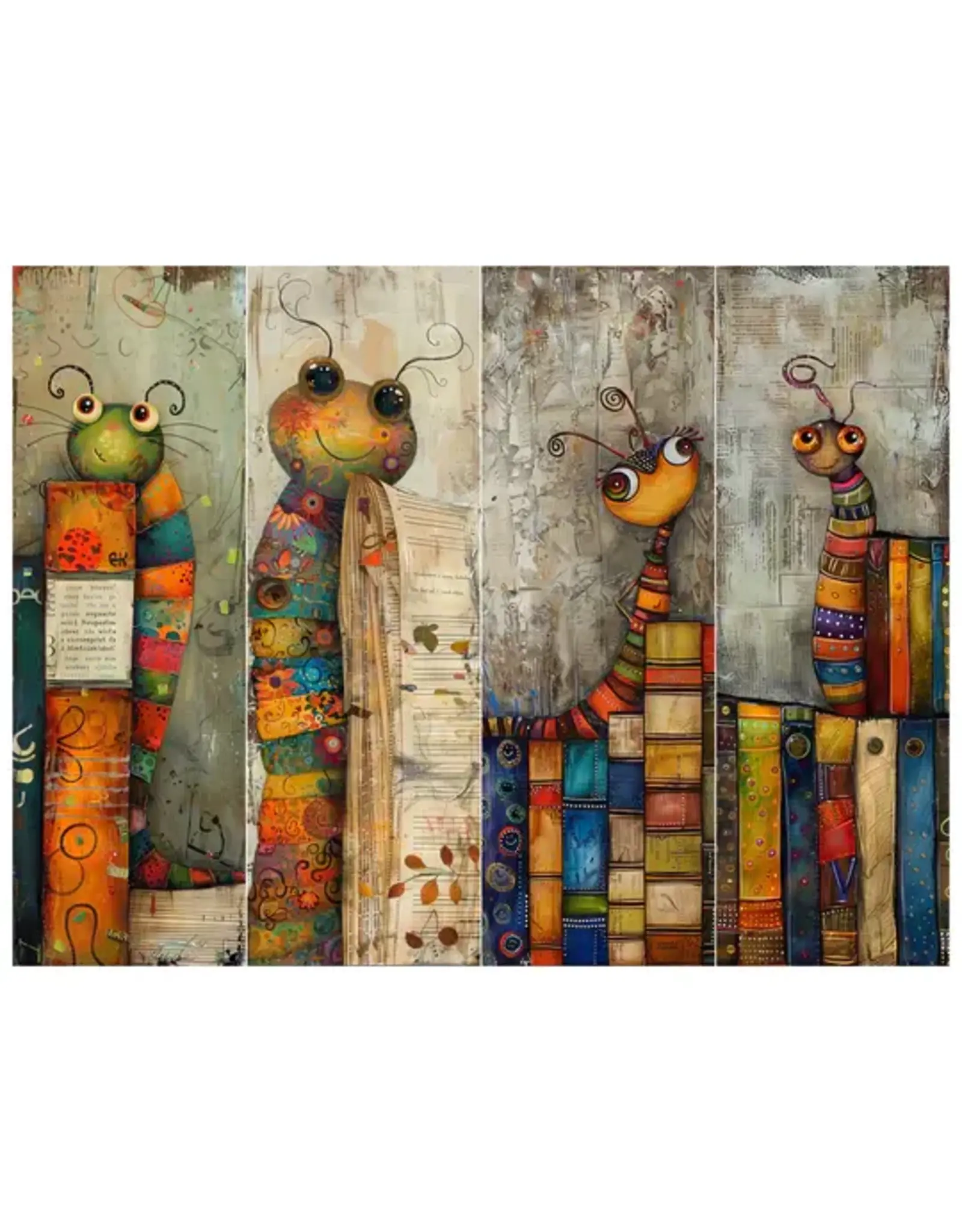 SIMPLY STATED SIMPLY STATED BOOKWORMS 8.5x11 BOOKMARK SHEET
