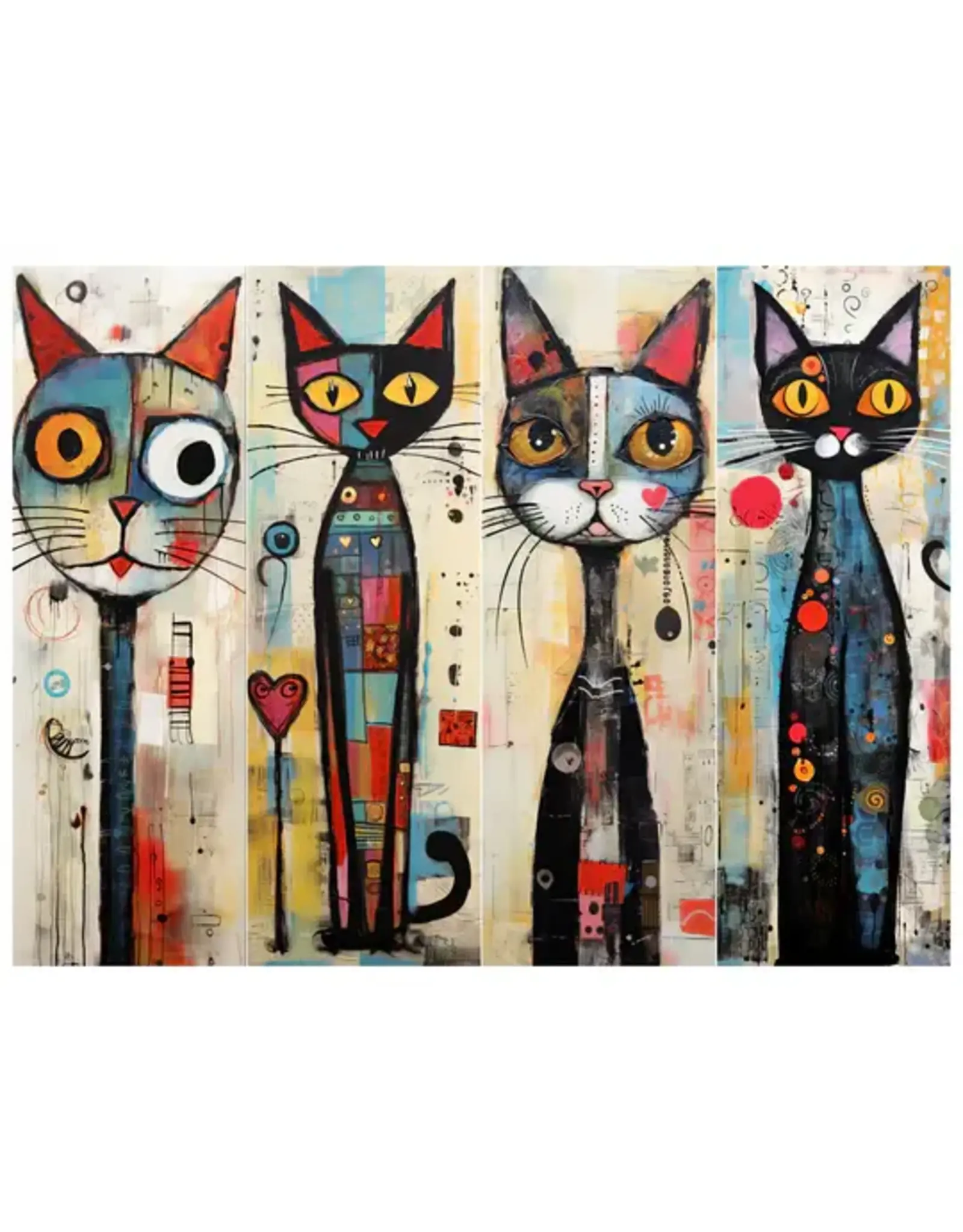 SIMPLY STATED SIMPLY STATED MEOW SOCIETY 8.5x11 BOOKMARK SHEET
