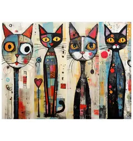 SIMPLY STATED SIMPLY STATED MEOW SOCIETY 8.5x11 BOOKMARK SHEET