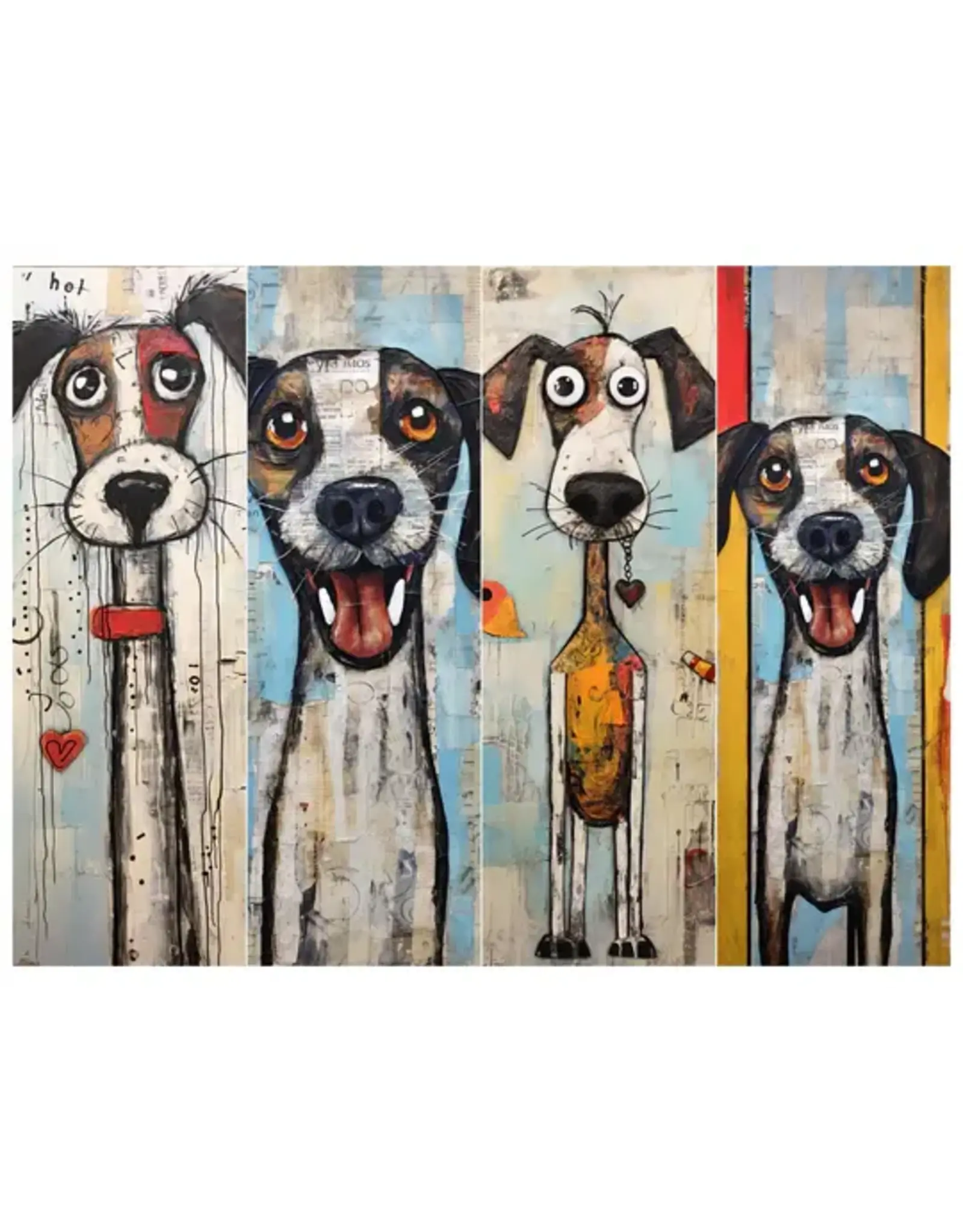 SIMPLY STATED SIMPLY STATED MUTTLEY CREW 8.5x11 BOOKMARK SHEET