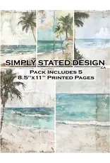 SIMPLY STATED SIMPLY STATED RUSTIC BAHAMAS 8.5x11 PAPER PACK