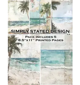 SIMPLY STATED SIMPLY STATED RUSTIC BAHAMAS 8.5x11 PAPER PACK