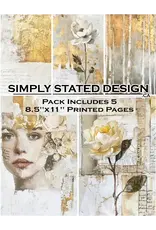 SIMPLY STATED SIMPLY STATED GOLDEN MOMENTS 8.5x11 PAPER PACK