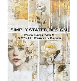 SIMPLY STATED SIMPLY STATED GOLDEN MOMENTS 8.5x11 PAPER PACK
