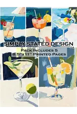 SIMPLY STATED SIMPLY STATED SUMMER COCKTAILS 8.5x11 PAPER PACK