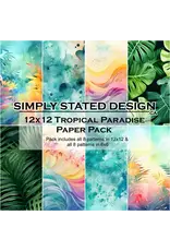 SIMPLY STATED SIMPLY STATED TROPICAL PARADISE 12x12 PAPER PACK