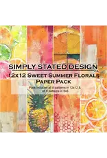 SIMPLY STATED SIMPLY STATED SWEET SUMMER FLORALS 12x12 PAPER PACK