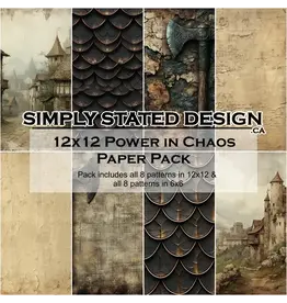 SIMPLY STATED SIMPLY STATED POWER IN CHAOS 12x12 PAPER PACK