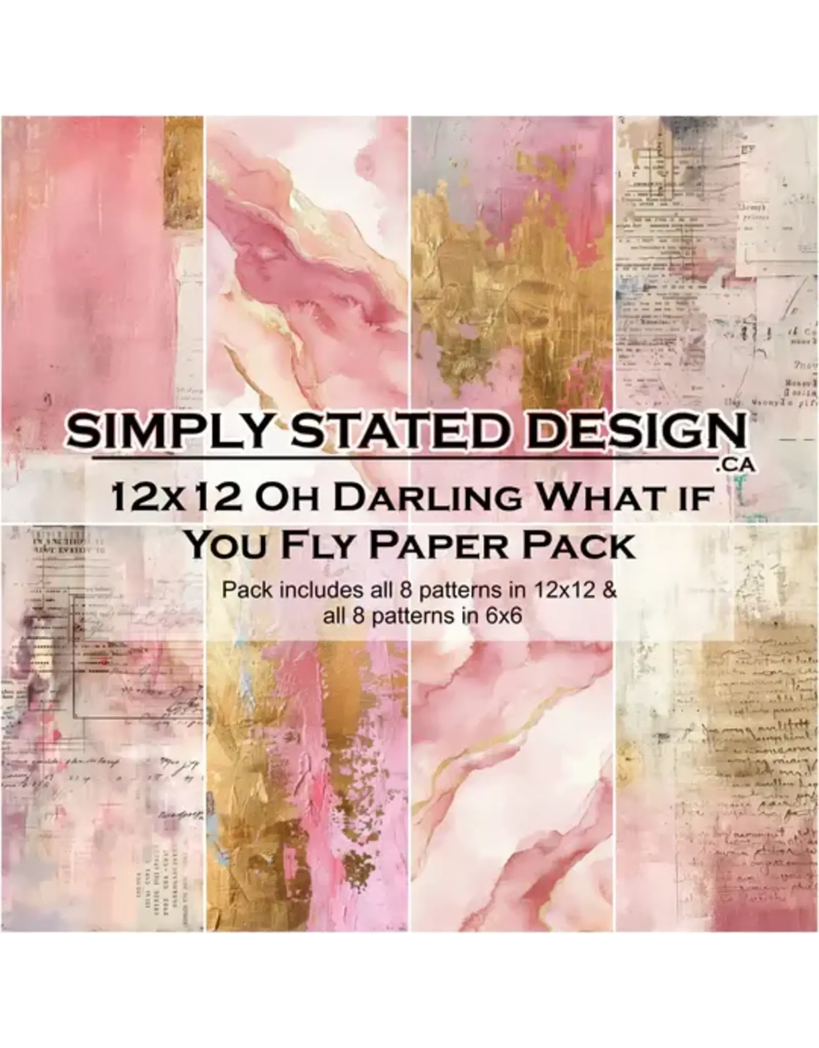 SIMPLY STATED SIMPLY STATED OH DARLING, WHAT IF YOU FLY 12x12 PAPER PACK