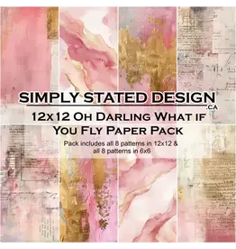 SIMPLY STATED SIMPLY STATED OH DARLING, WHAT IF YOU FLY 12x12 PAPER PACK