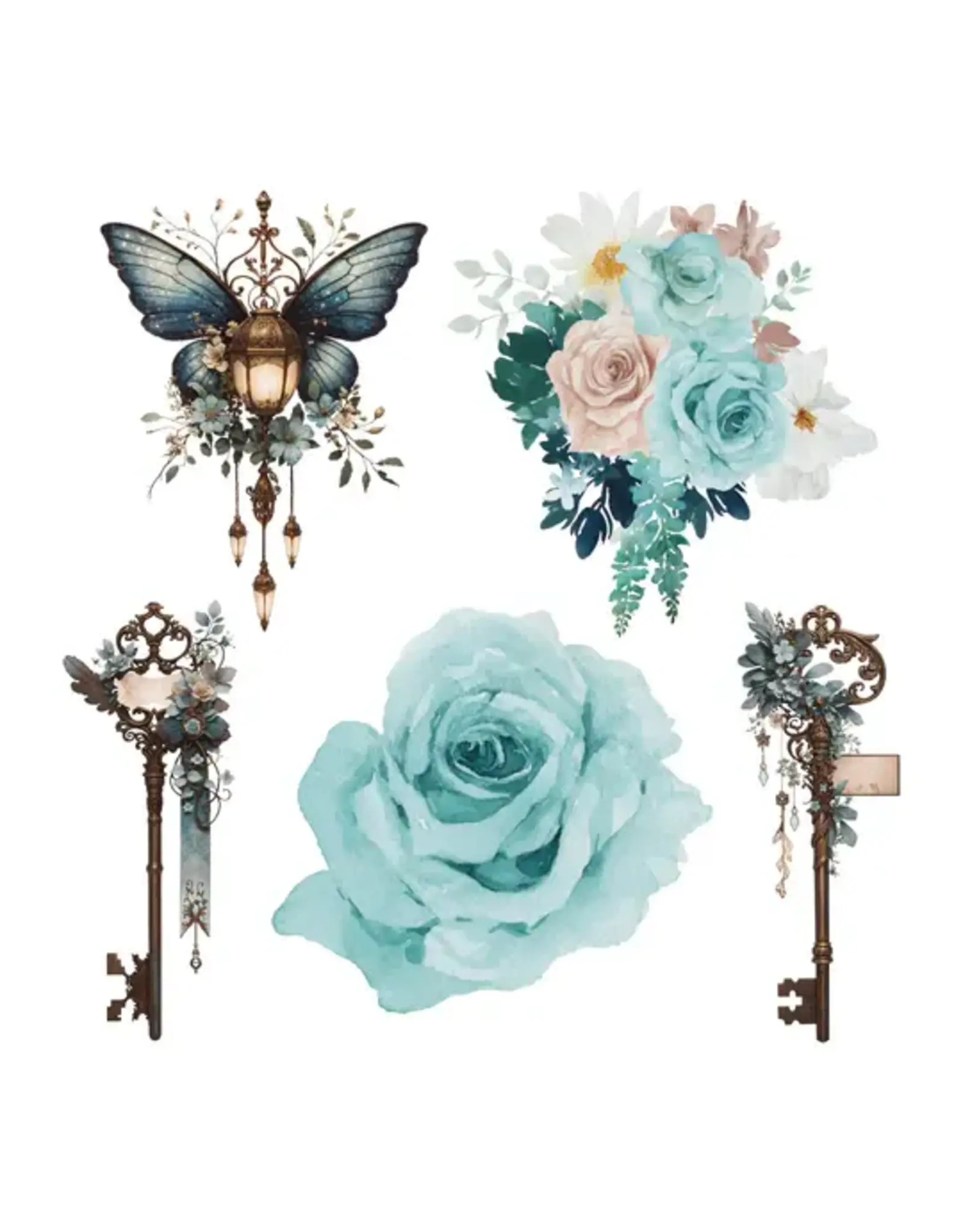 SIMPLY STATED SIMPLY STATED SHADES OF TEAL XL EPHEMERA