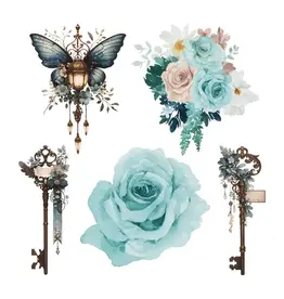 SIMPLY STATED SIMPLY STATED SHADES OF TEAL XL EPHEMERA
