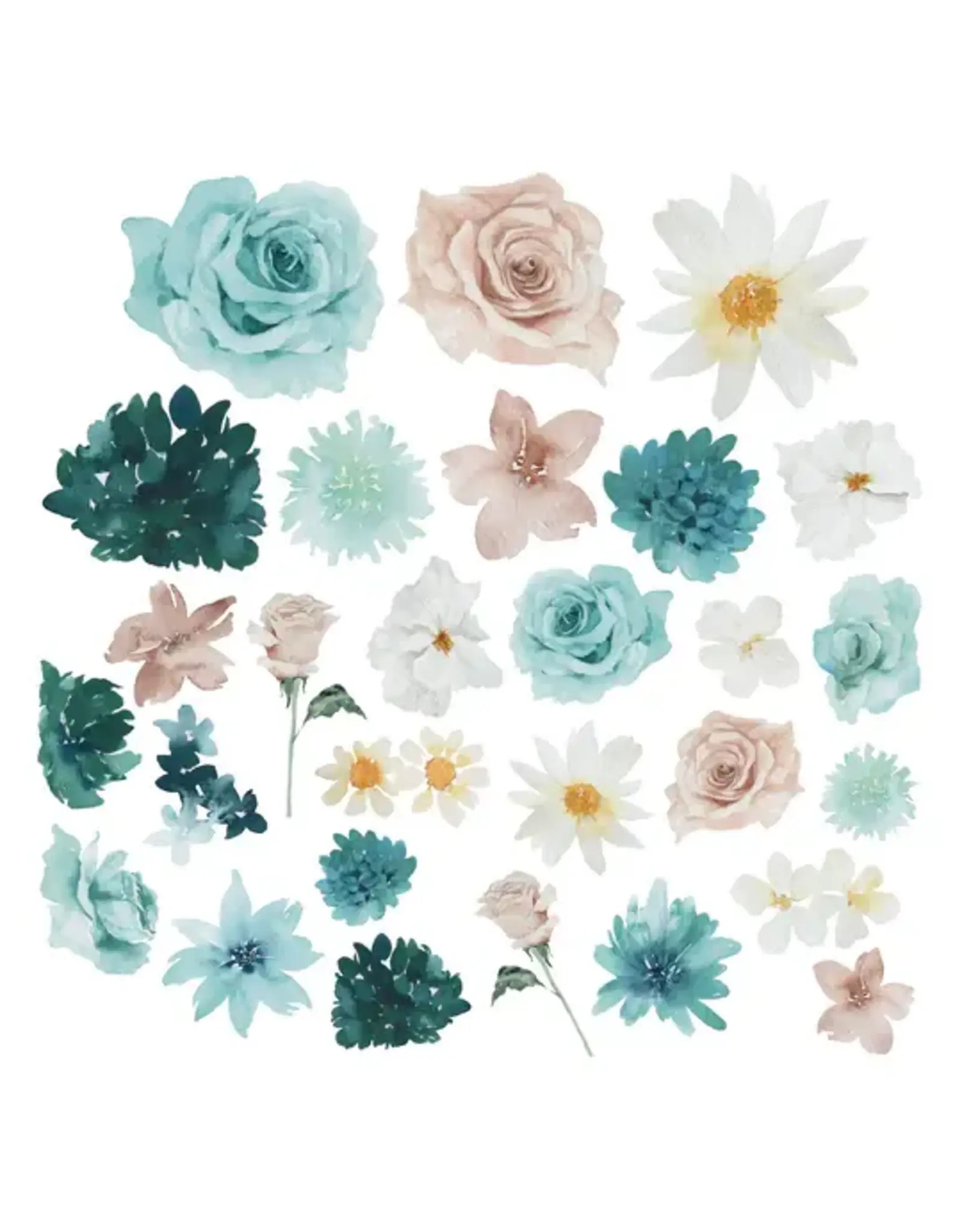 SIMPLY STATED SIMPLY STATED SHADES OF TEAL SINGLES EPHEMERA