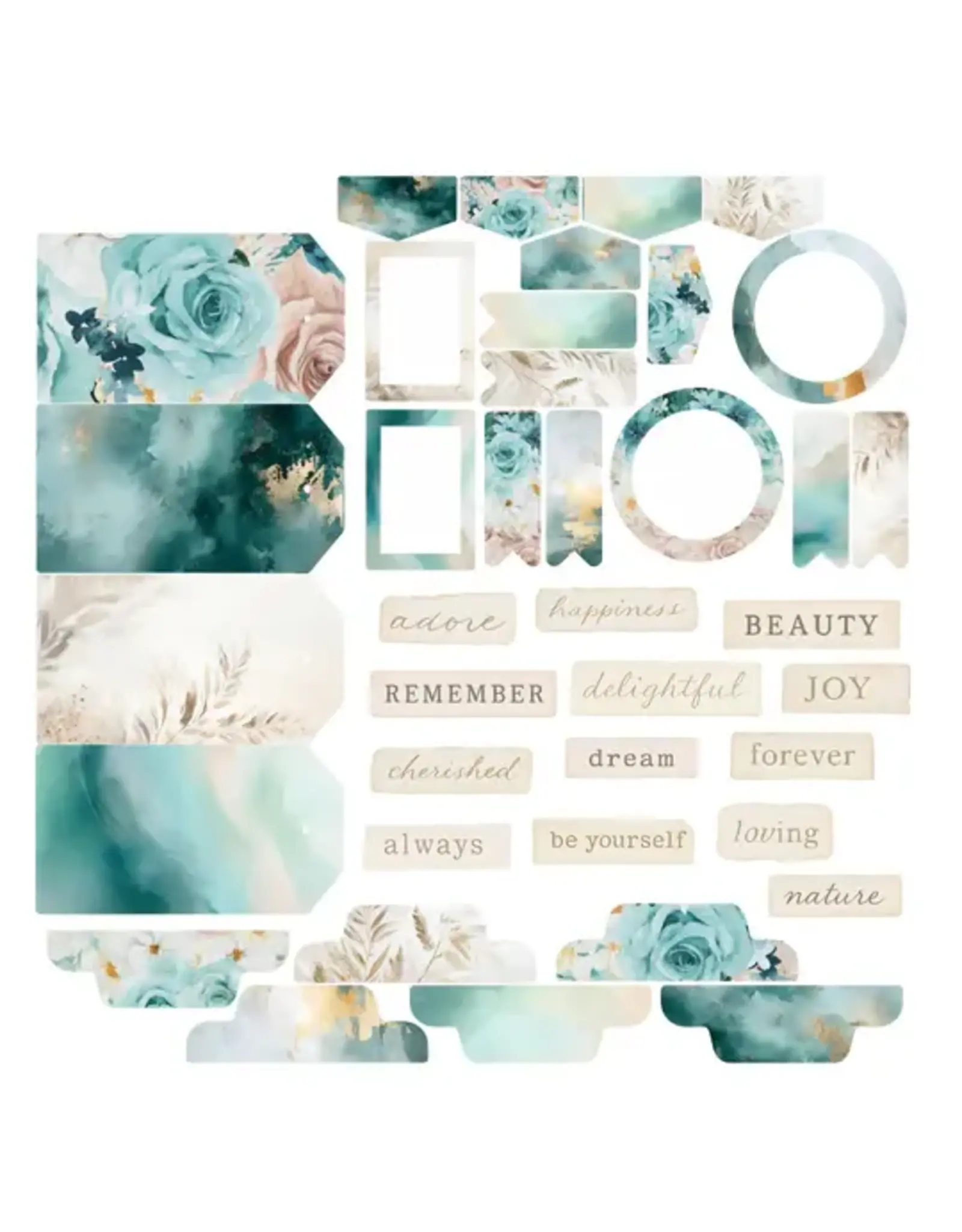 SIMPLY STATED SIMPLY STATED SHADES OF TEAL ESSENTIALS EPHEMERA