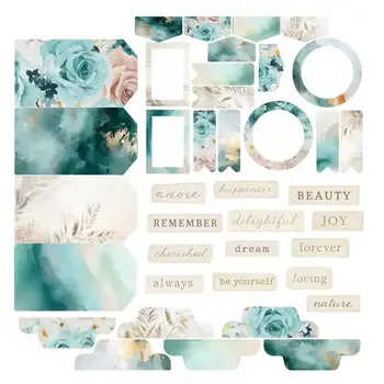 SIMPLY STATED SIMPLY STATED SHADES OF TEAL ESSENTIALS EPHEMERA