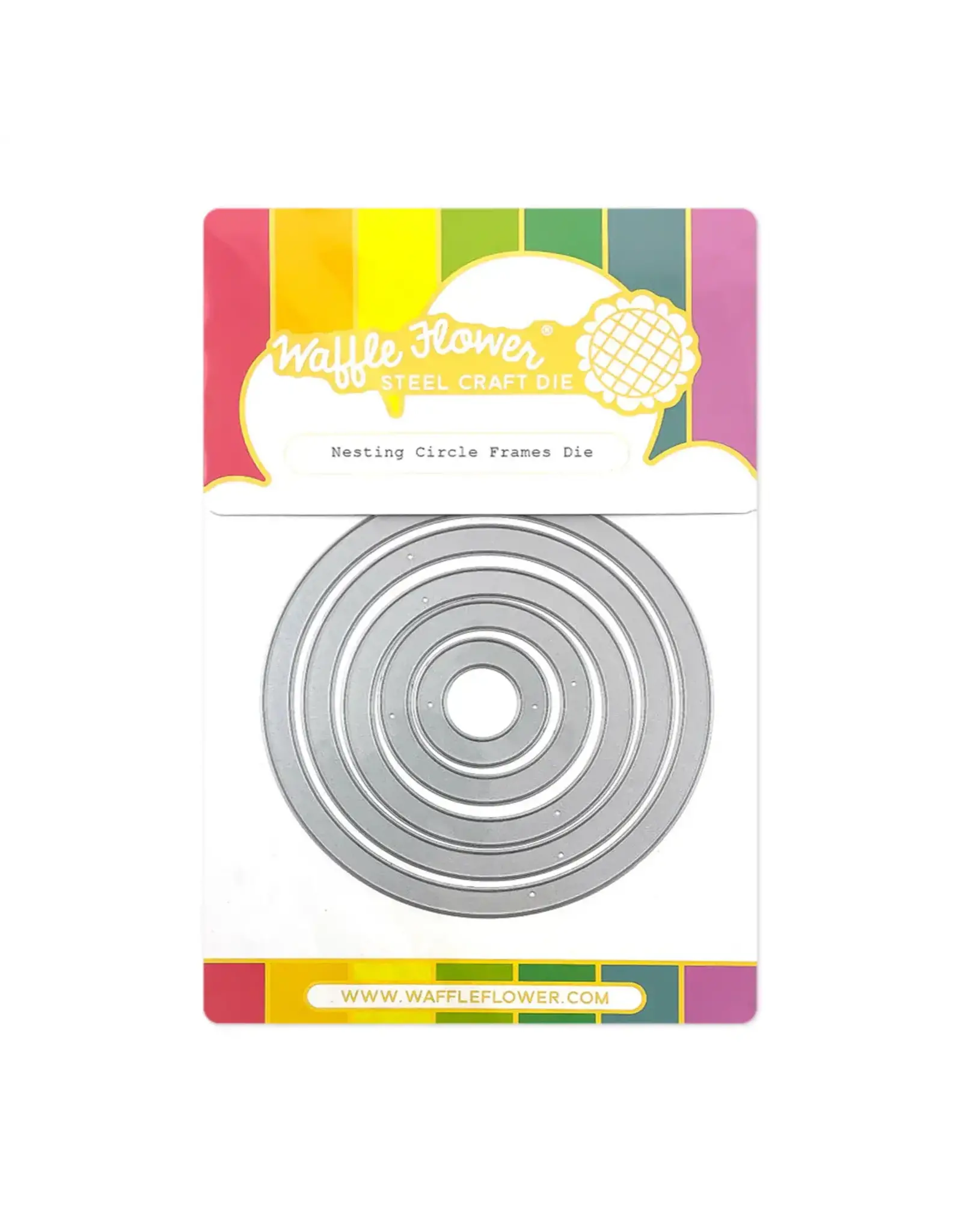 WAFFLE FLOWER WAFFLE FLOWER NESTING CIRCLE FRAMES DIE SET
