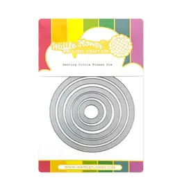 WAFFLE FLOWER WAFFLE FLOWER NESTING CIRCLE FRAMES DIE SET