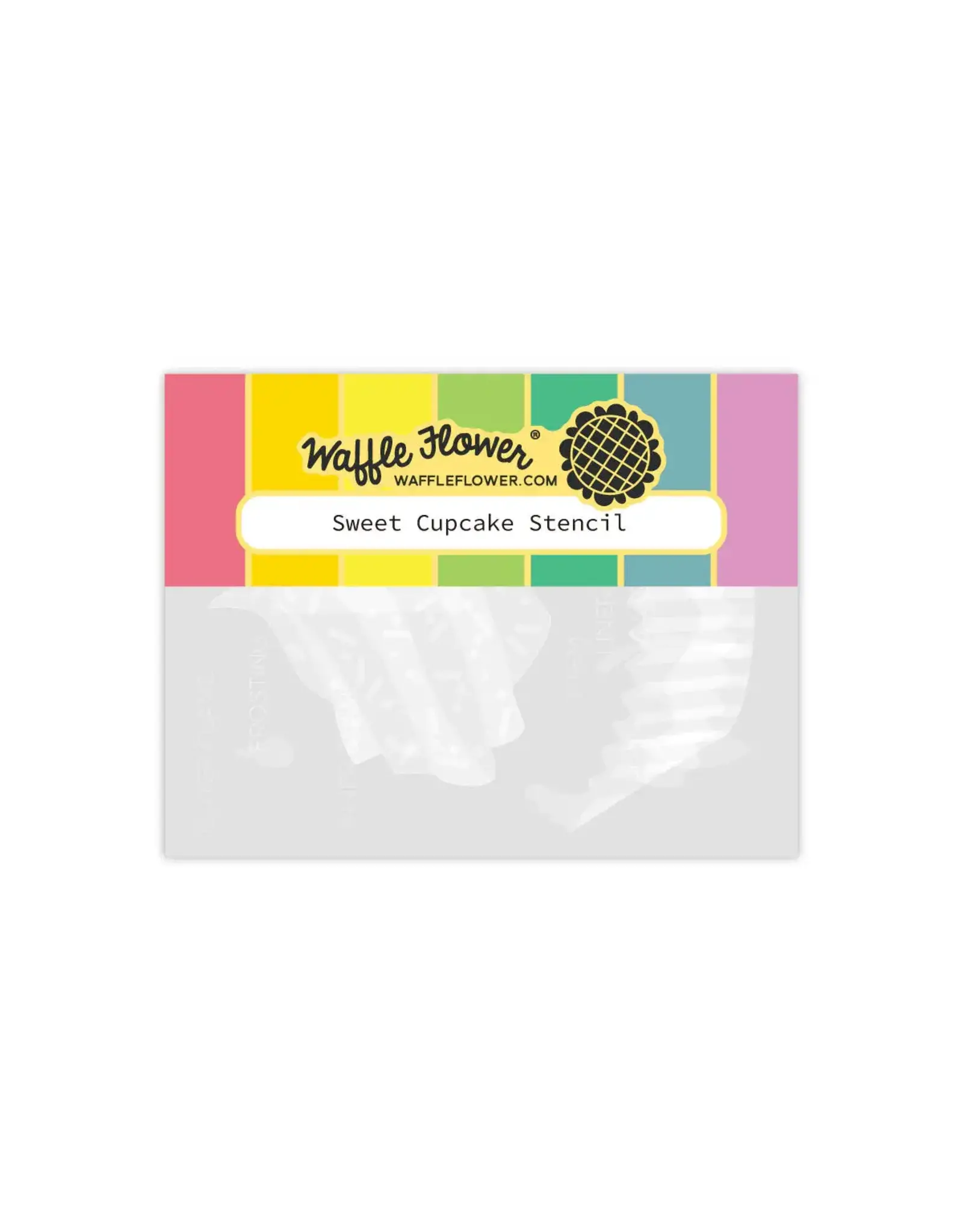 WAFFLE FLOWER WAFFLE FLOWER SWEET CUPCAKE STENCIL SET