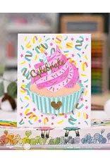 WAFFLE FLOWER WAFFLE FLOWER SWEET CUPCAKE STENCIL SET