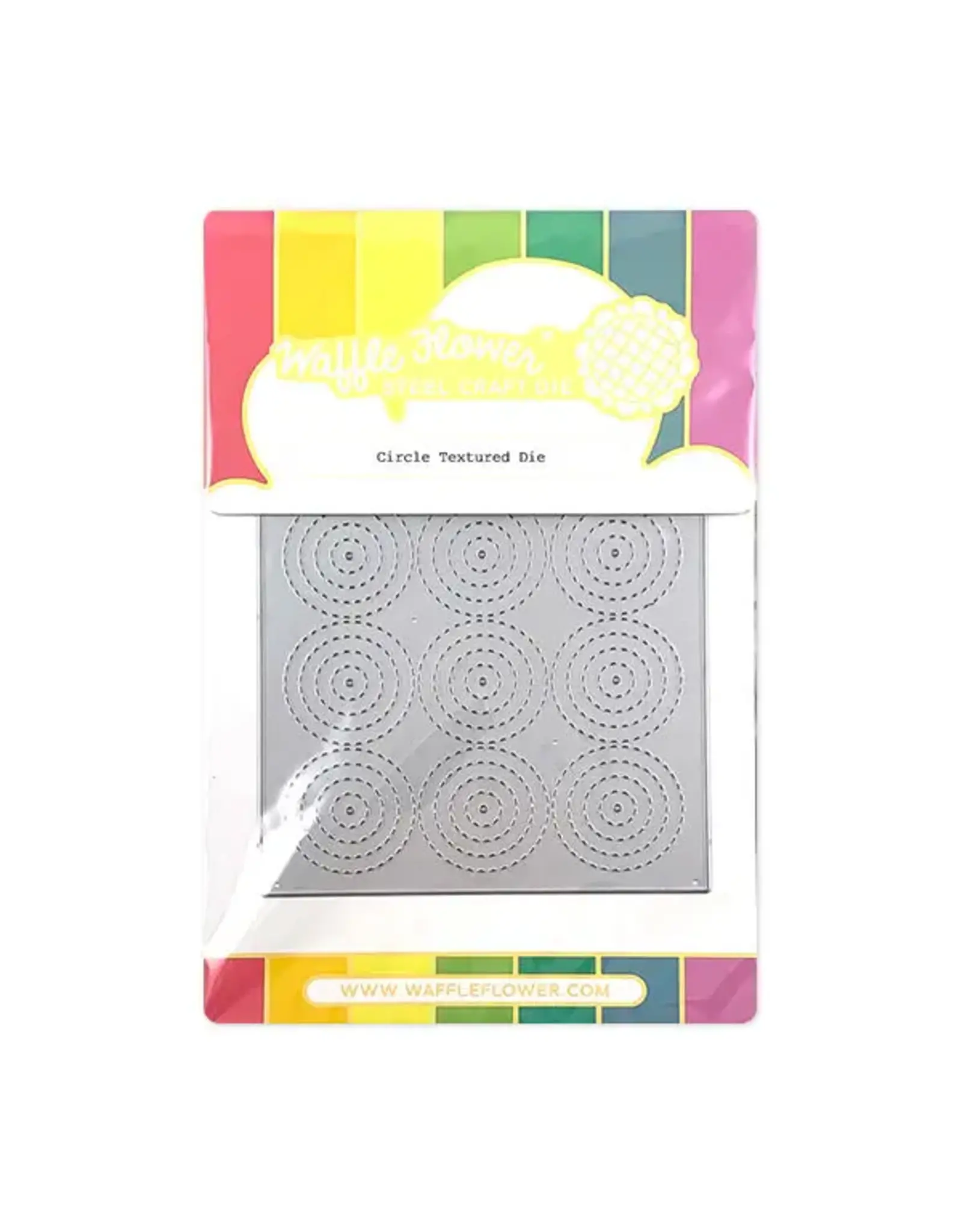 WAFFLE FLOWER WAFFLE FLOWER CIRCLE TEXTURE DIE