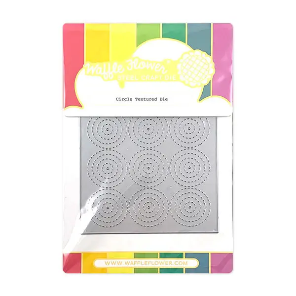 WAFFLE FLOWER WAFFLE FLOWER CIRCLE TEXTURE DIE