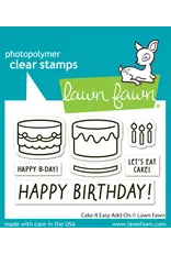 LAWN FAWN LAWN FAWN CAKE IT EASY ADD-ON CLEAR STAMP SET