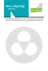 LAWN FAWN LAWN FAWN REVEAL WHEEL TEMPLATE KEEP ON SWIMMING DROP-DOWN SET