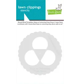 LAWN FAWN LAWN FAWN REVEAL WHEEL TEMPLATE KEEP ON SWIMMING DROP-DOWN SET