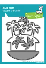 LAWN FAWN LAWN FAWN PLATFORM POP-UP PALM TREE INSERTS DIE SET