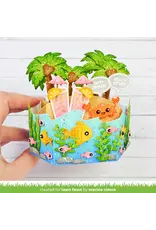 LAWN FAWN LAWN FAWN PLATFORM POP-UP PALM TREE INSERTS DIE SET