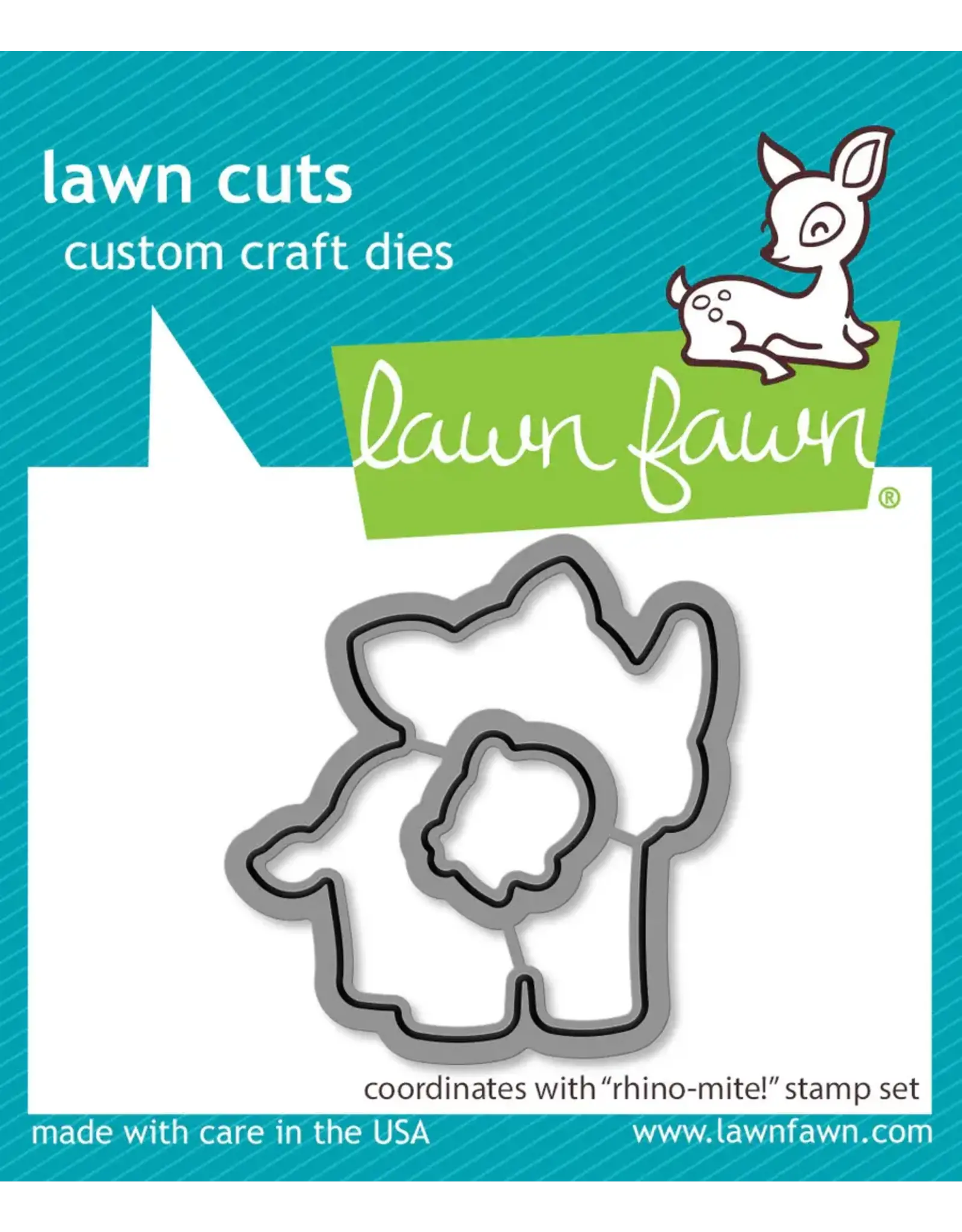 LAWN FAWN LAWN FAWN RHINO-MITE! DIE SET
