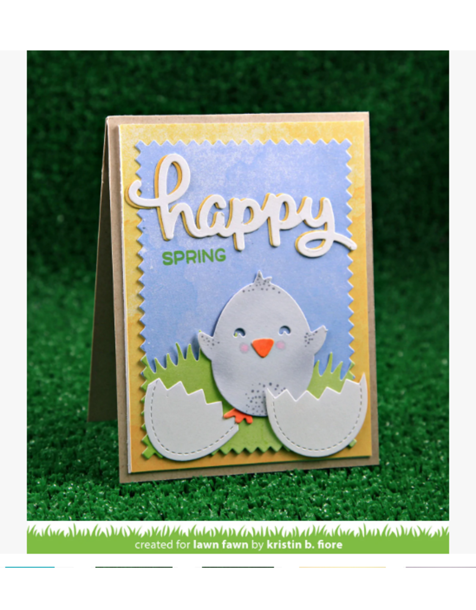 LAWN FAWN LAWN FAWN SCRIPTY HAPPY DIE