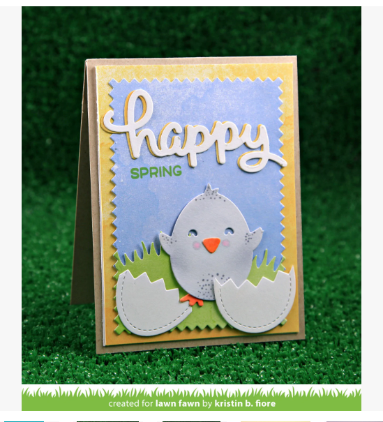 LAWN FAWN LAWN FAWN SCRIPTY HAPPY DIE