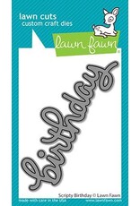 LAWN FAWN LAWN FAWN SCRIPTY BIRTHDAY DIE
