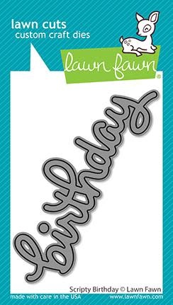 LAWN FAWN LAWN FAWN SCRIPTY BIRTHDAY DIE