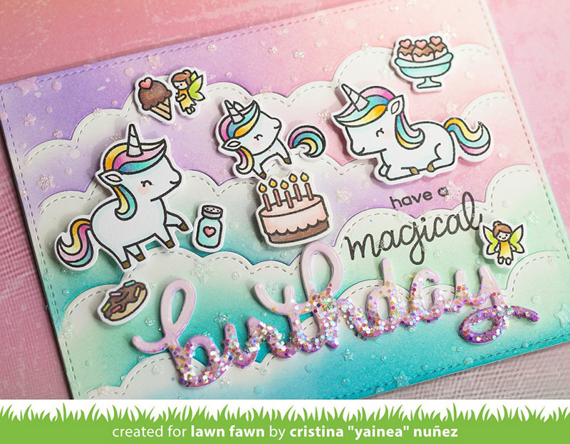 LAWN FAWN LAWN FAWN SCRIPTY BIRTHDAY DIE