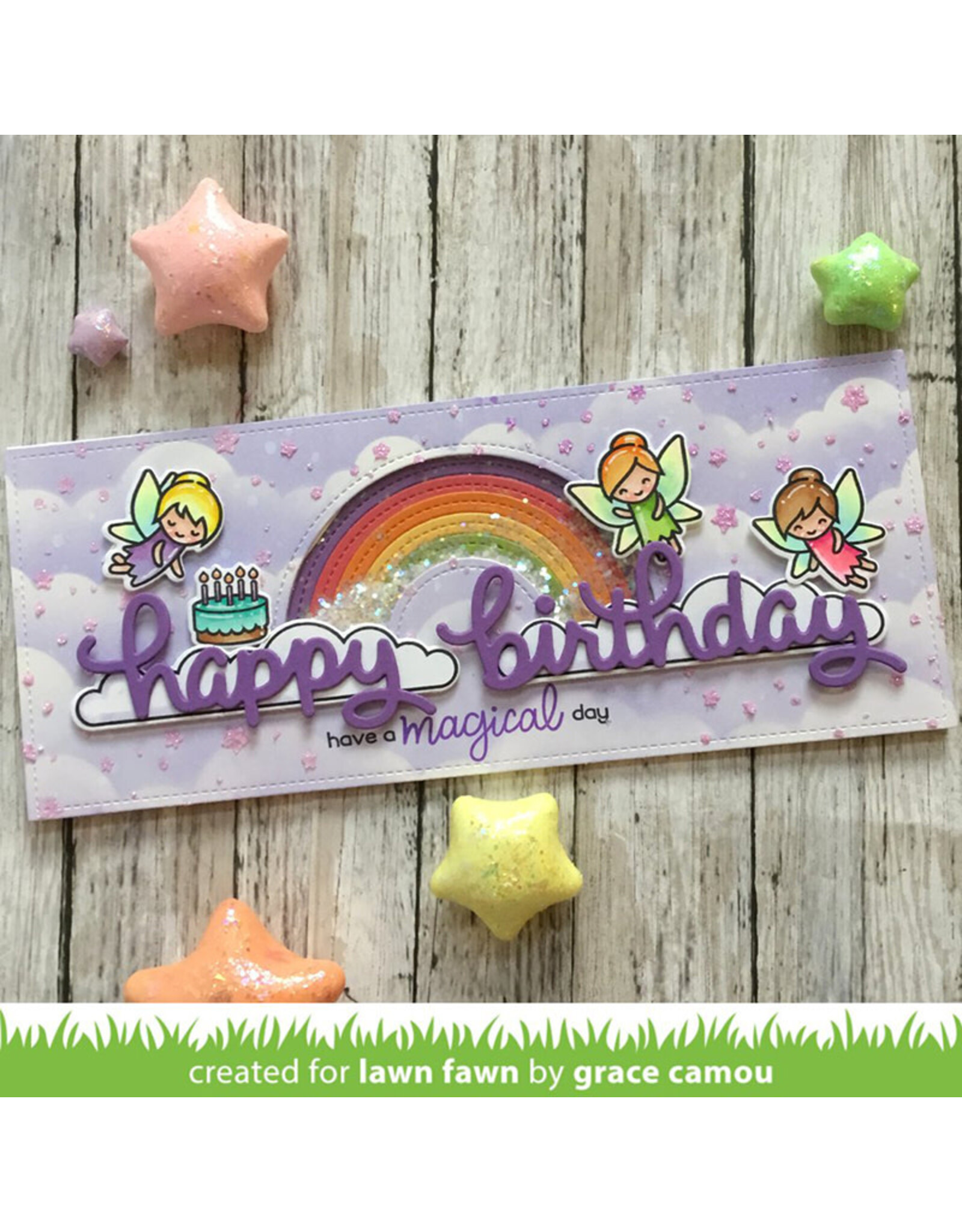 LAWN FAWN LAWN FAWN SCRIPTY BIRTHDAY DIE